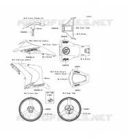 ADESIVO(F.EBONY) per Kawasaki NINJA ZX-10R ABS 2013