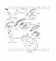 CUFFIA per Kawasaki NINJA ZX-10R ABS 2013