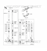 FORCELLA per Kawasaki NINJA ZX-10R ABS 2013