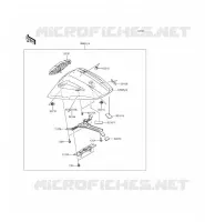ACCESSORIO (COUVRE SELLE) per Kawasaki NINJA ZX-10R ABS 2015