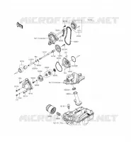 POMPA DELL'OLIO per Kawasaki NINJA ZX-10R ABS 2015