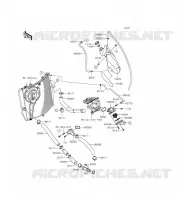 TUBO DELL'ACQUA per Kawasaki NINJA ZX-10R ABS 2015