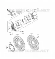 FRENO ANTERIORE per Kawasaki NINJA ZX-10R ABS 2015