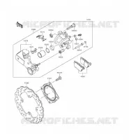 FRENO POSTERIORE per Kawasaki NINJA ZX-10R ABS 2015
