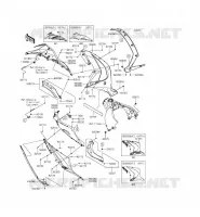 LOWER CUFFIA per Kawasaki NINJA ZX-10R ABS 2015