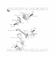POGGIAPIEDI per Kawasaki NINJA ZX-10R ABS 2015