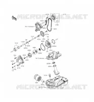 POMPA OLIO   FILTRO OLIO per Kawasaki NINJA ZX-10R ABS 2015