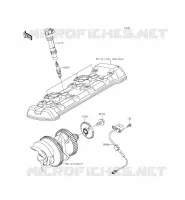 ACCENSIONE per Kawasaki Z1000SX ABS 2014