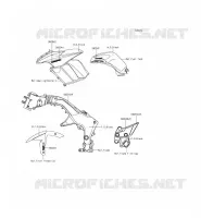 ADESIVO (NOIR) per Kawasaki Z1000SX ABS 2014