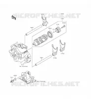 CAMBIO TAMBURO   FORCHE SHIFT per Kawasaki Z1000SX ABS 2014
