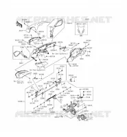 CUFFIA(SUPERIEUR) per Kawasaki Z1000SX ABS 2014