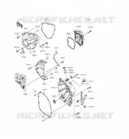 Coperchi motore per Kawasaki Z1000SX ABS 2014