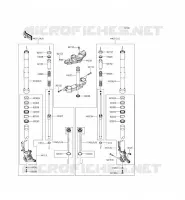 FORCELLA per Kawasaki Z1000SX ABS 2014