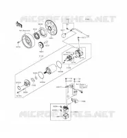 MOTORINO DI AVVIAMENTO per Kawasaki Z1000SX ABS 2014