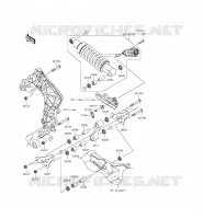 SOSPENSIONI   AMMORTIZZATORE per Kawasaki Z1000SX ABS 2014