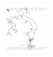 TUBO FRENO per Kawasaki Z1000SX ABS 2014