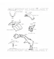 ADESIVO(RED) per Kawasaki Z1000SX ABS 2015