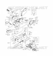 CUFFIA(SUPERIEUR) per Kawasaki Z1000SX ABS 2015