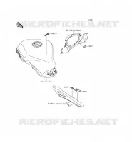 ETICHETTE per Kawasaki Z1000SX ABS 2015