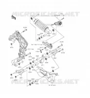 SOSPENSIONI   AMMORTIZZATORE per Kawasaki Z1000SX ABS 2015