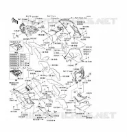 LOWER CUFFIA per Kawasaki ZZR1400 2007