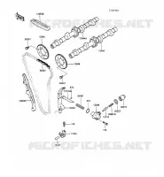 CAMSHAFT   TENSIONER per Kawasaki GPX600R 1989
