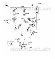 INTERRUTTORE per Kawasaki GPX600R 1989