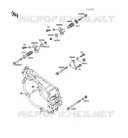 PARTI DEL TELAIO (COUVERTURE) per Kawasaki GPX600R 1989