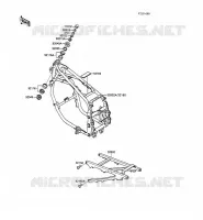 TELAIO per Kawasaki GPX600R 1989