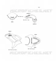 ADESIVI(SILVER) per Kawasaki NINJA ZX-6R 2007