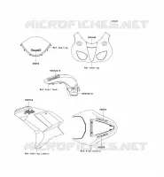 ADESIVO(GREEN) per Kawasaki NINJA ZX-6R 2007