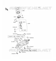 ALBERO MOTORE   PISTONE per Kawasaki NINJA ZX-6R 2007