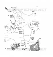 FUEL EVAPORAZIONE SISTEMA(CA) per Kawasaki NINJA ZX-6R 2007