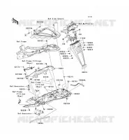 PARAFANGO POSTERIORE per Kawasaki NINJA ZX-6R 2007