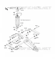 SOSPENSIONE POSTERIORE per Kawasaki NINJA ZX-6R 2007