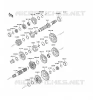 TRASMISSIONE per Kawasaki NINJA ZX-6R 2007