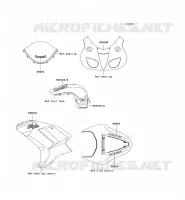ADESIVO(GREEN) per Kawasaki NINJA ZX-6R 2007