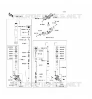 FORCELLA per Kawasaki NINJA ZX-6R 2007