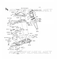 PARAFANGO POSTERIORE per Kawasaki NINJA ZX-6R 2007