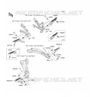 POGGIAPIEDI per Kawasaki NINJA ZX-6R 2007