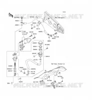 POSTERIORE POMPA per Kawasaki NINJA ZX-6R 2007