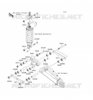 SOSPENSIONE POSTERIORE per Kawasaki NINJA ZX-6R 2007