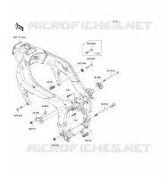 SUPPORTO DEL MOTORE per Kawasaki NINJA ZX-6R 2007
