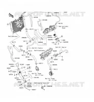 TUBO DELL'ACQUA per Kawasaki NINJA ZX-6R 2007