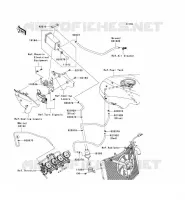 FUEL EVAPORAZIONE SISTEMA(CA) per Kawasaki NINJA ZX-6R 2008