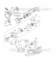 MOTORINO DI AVVIAMENTO per Kawasaki NINJA ZX-6R 2008