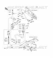 POSTERIORE POMPA per Kawasaki NINJA ZX-6R 2008