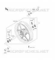 RUOTA ANTERIORE per Kawasaki NINJA ZX-6R 2008