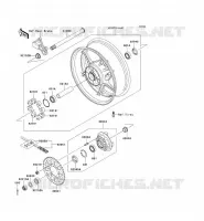 RUOTA POSTERIORE   CATENA per Kawasaki NINJA ZX-6R 2008