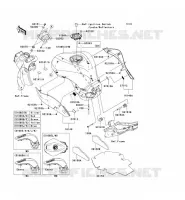 SERBATOIO DI CARBURANTE per Kawasaki NINJA ZX-6R 2008